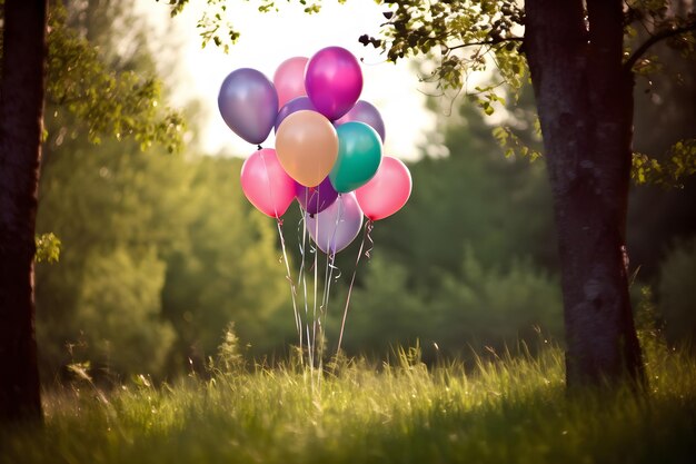 et de beaux ballons adaptés à des événements importants