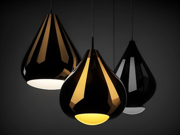 Photo beaux luminaires design modernes