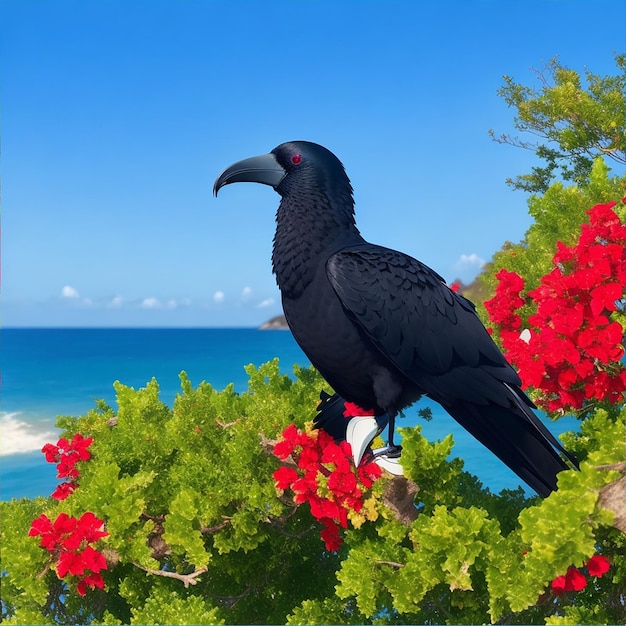 Beaux oiseaux colorés avec un beau fond