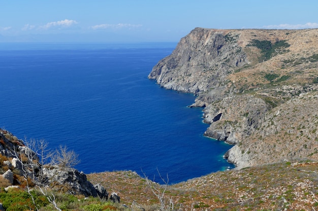 Beaux paysages de la côte ouest de Cythère