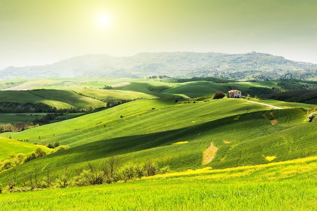 Beaux paysages d'été en Toscane, Italie.