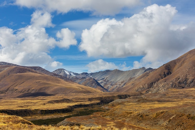 Beaux paysages naturels dans le parc national du mont Cook, île du Sud, Nouvelle-Zélande