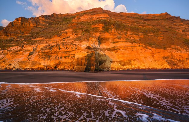 Beaux paysages sur Ocean Beach, en Nouvelle-Zélande.