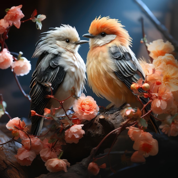 Beaux petits oiseaux