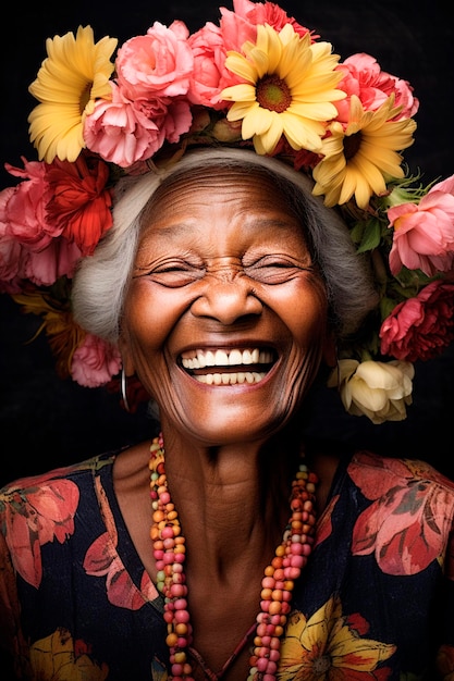 Photo de beaux portraits de vieilles femmes d'ethnies différentes