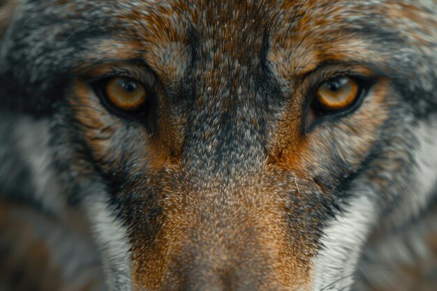 Photo les beaux yeux d'un loup sauvage les beaux eyes d'un loup sauvage un mammifère dangereux