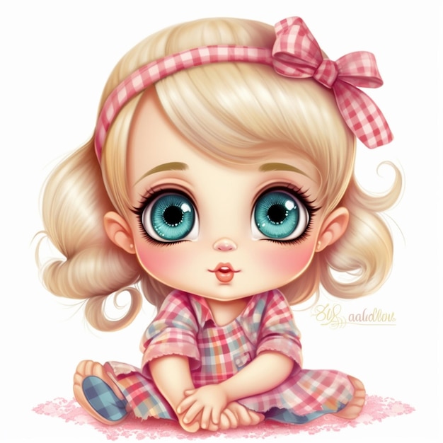 bébé_beautiful_girl_clipart_sublimation