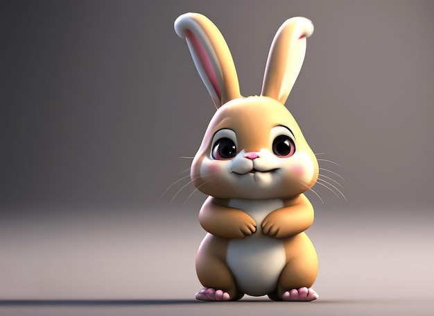 Un bébé lapin mignon