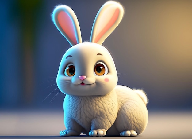 Un bébé lapin mignon