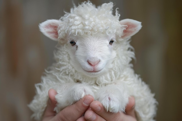 Le bébé mouton anthropomorphique génère Ai