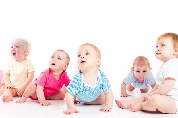 Bébés qui pleurent et ont peur