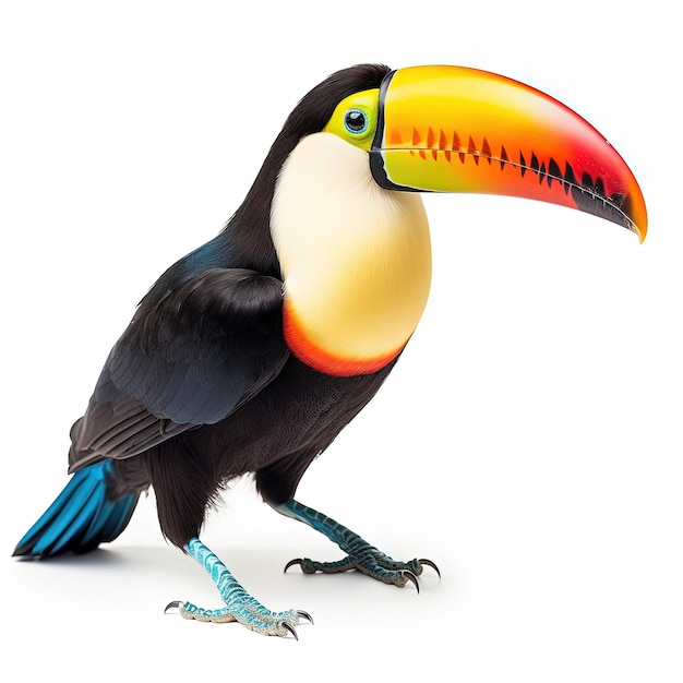 Bec coloré du toucan