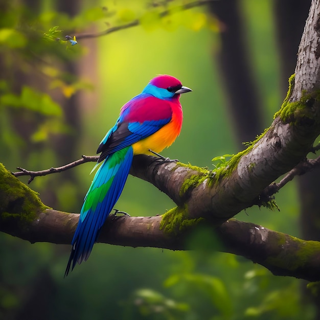 Beeeater Merops apiaster L'un des oiseaux les plus colorés