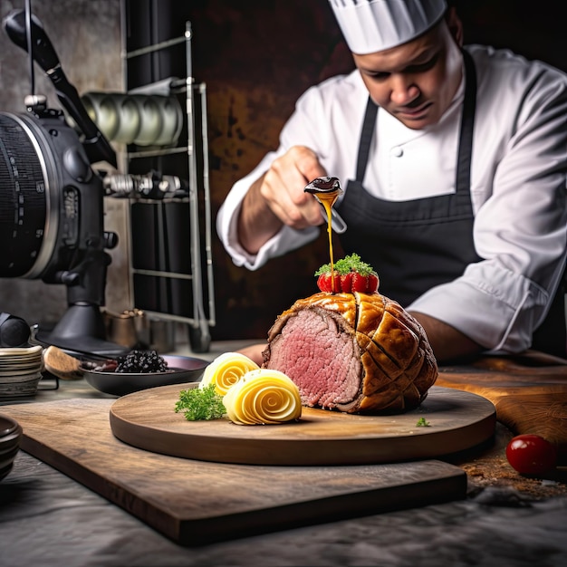 Beef Wellington un plat de steak d'origine anglaise à base de filet de bœuf