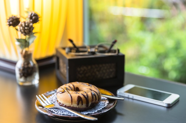 beignet au chocolat