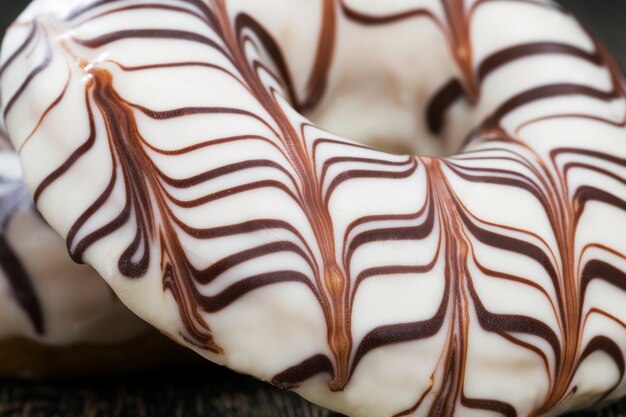 beignet recouvert de chocolat