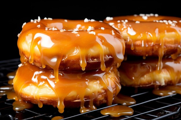 Des beignets au caramel sucré