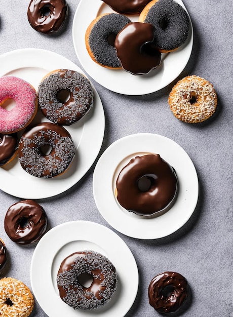 beignets au chocolat et aux noix