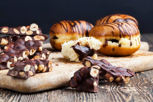 Beignets de Berlin fourrés au chocolat