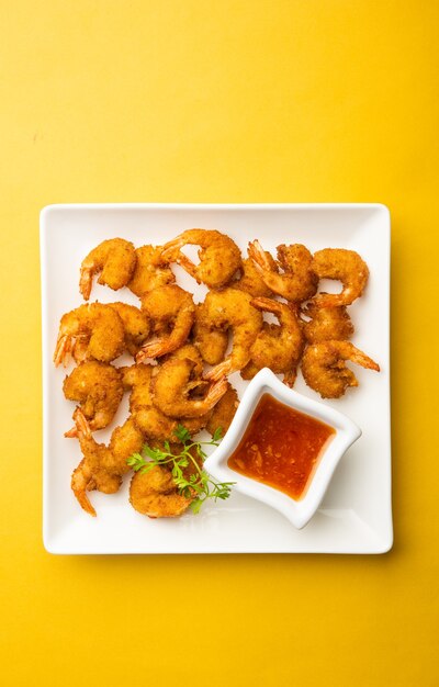 Beignets de crevettes ou bajji de crevettes ou jheenga pakodaÃƒÂƒÃ‚Â‚ÃƒÂ‚Ã‚Â ou kolambi ou zinga pakora, snack indien