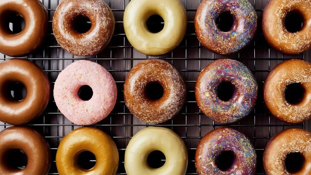 Des beignets délicieux faits maison pour le dessert.