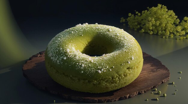 Photo des beignets matcha verts 5