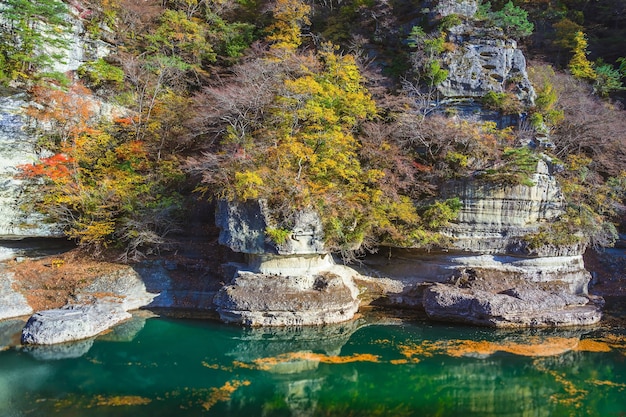 Bel automne à Tonohetsuri, Aizuwakamatsu, Japon