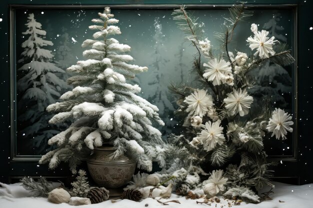 Bel hiver en forêt et au bord de la mer