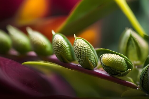 Bel objet de photographie macro