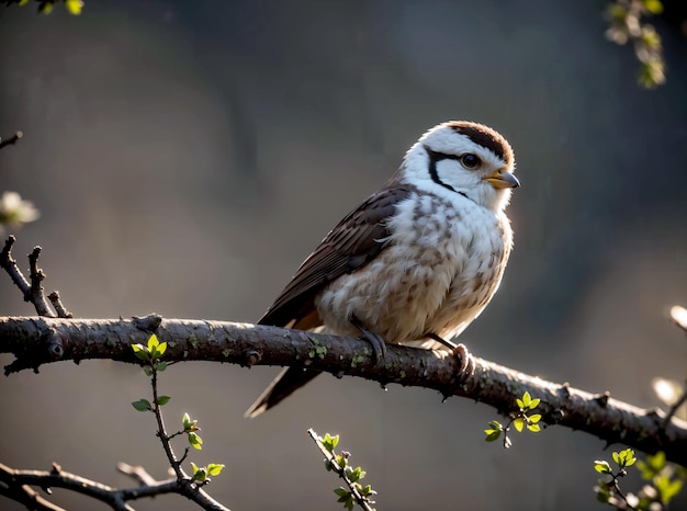 un bel oiseau gros plan assis sur une branche