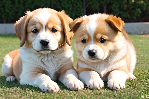 Bella est un chiot mignon.