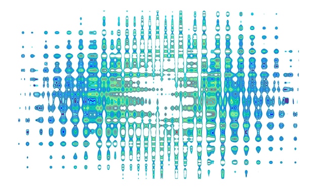 Belle abstraction sur fond blanc, impression pour tissu, impression pour emballage.