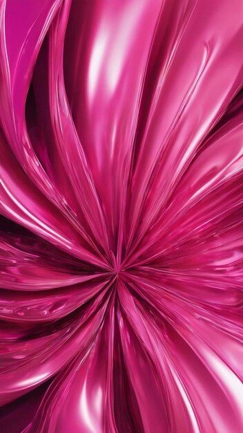Belle affiche abstraite rose avec fond coloré formes métalliques liquides sur fond clair pour de