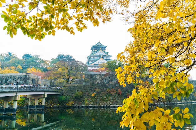 belle architecture au château d&#39;Osaka