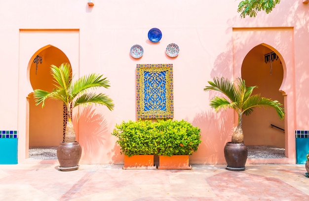 Photo belle architecture style maroc