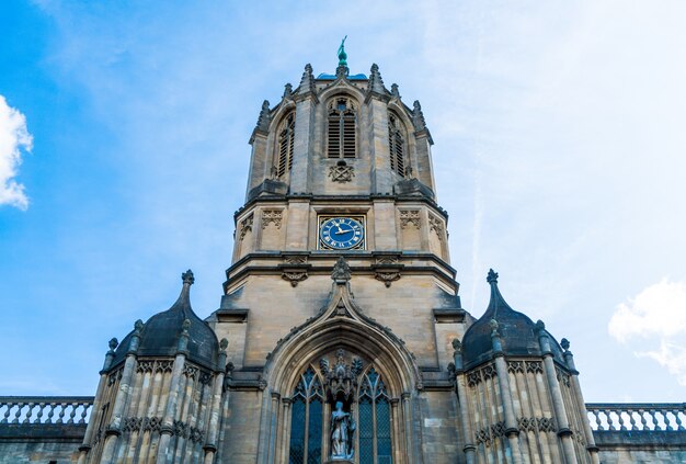 Photo belle architecture tom tower of christ church, oxford university