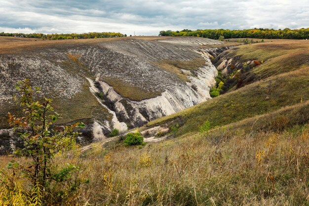 Belle carrière verte, beau paysage