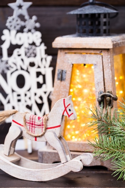 Photo belle carte de voeux de noël