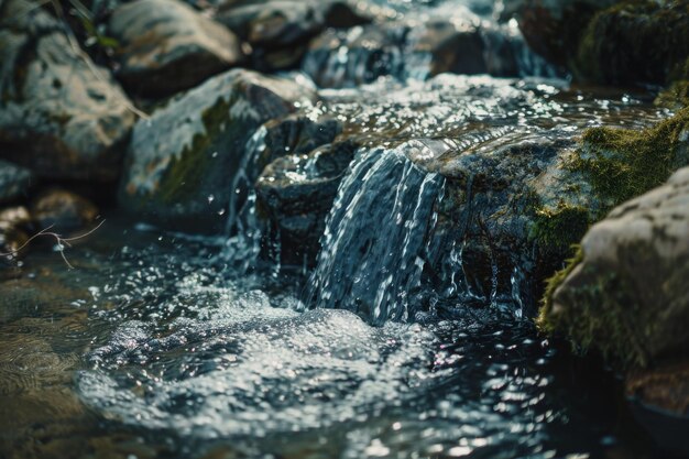 belle cascade phénomènes naturels de l'eau