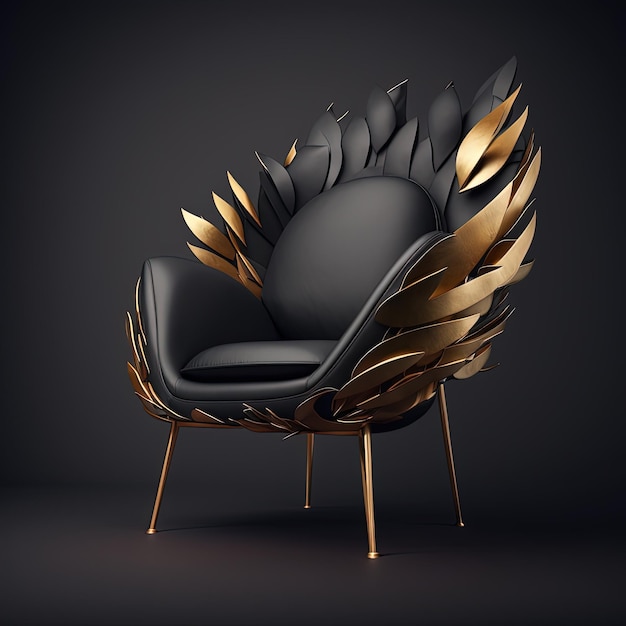 Belle chaise design Generative Ai