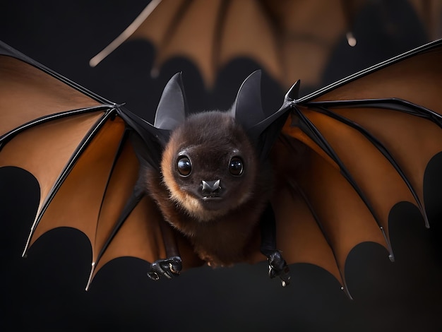 une belle chauve-souris qui vole