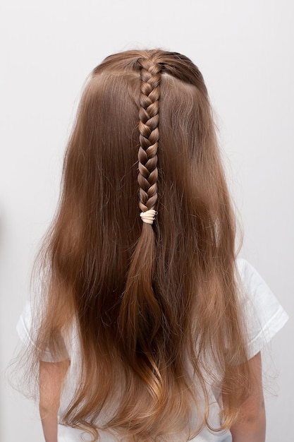 Belle coiffure de mariage tendre Cheveux longs tressés