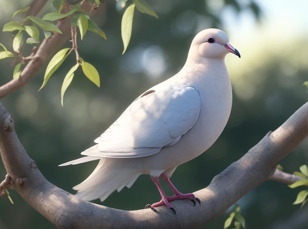 une belle colombe ai générative