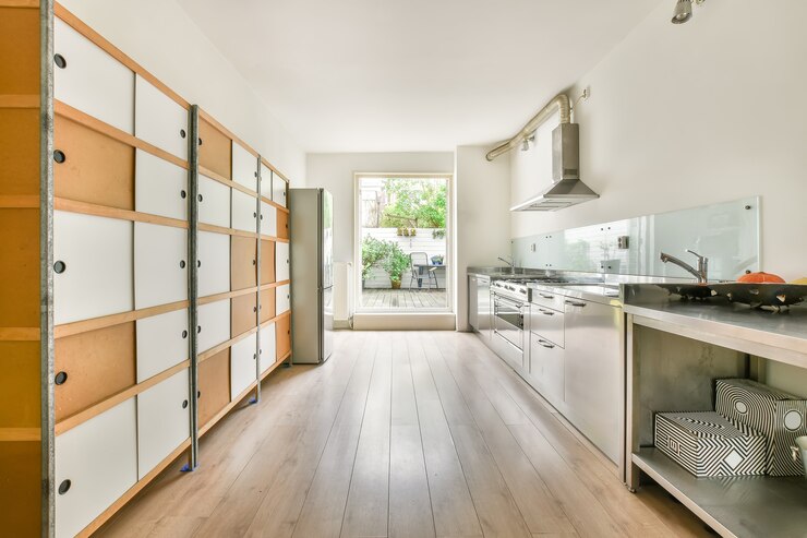 Photo belle conception de cuisine