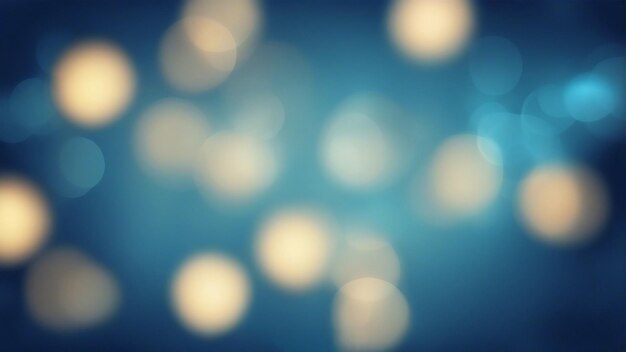 belle conception d'effet de lumière bokeh bleu