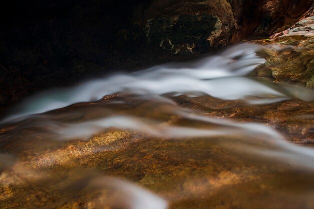 Belle eau qui coule dans le village de suhom