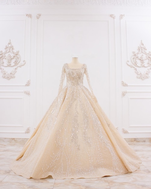 Belle et élégante robe de mariée