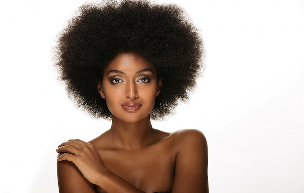 Belle femme afro