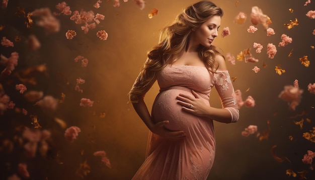 Une belle femme enceinte maternité