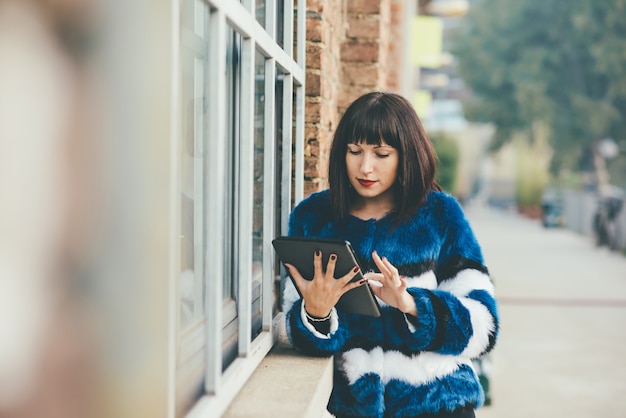 belle femme à l&#39;extérieur